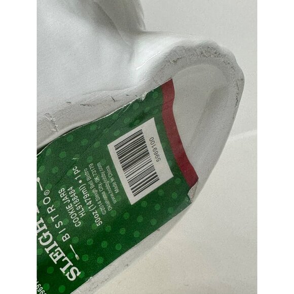 NWD Sleigh Bell Bistro West Highland Terrier "Westie" Glazed Ceramic Cookie Jar - Picture 8 of 8